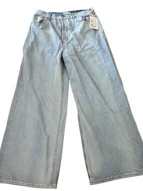 Etica Ethically Made Marley Ultra High Rise Baggy Jeans in Seaford Sz 32 NWT
